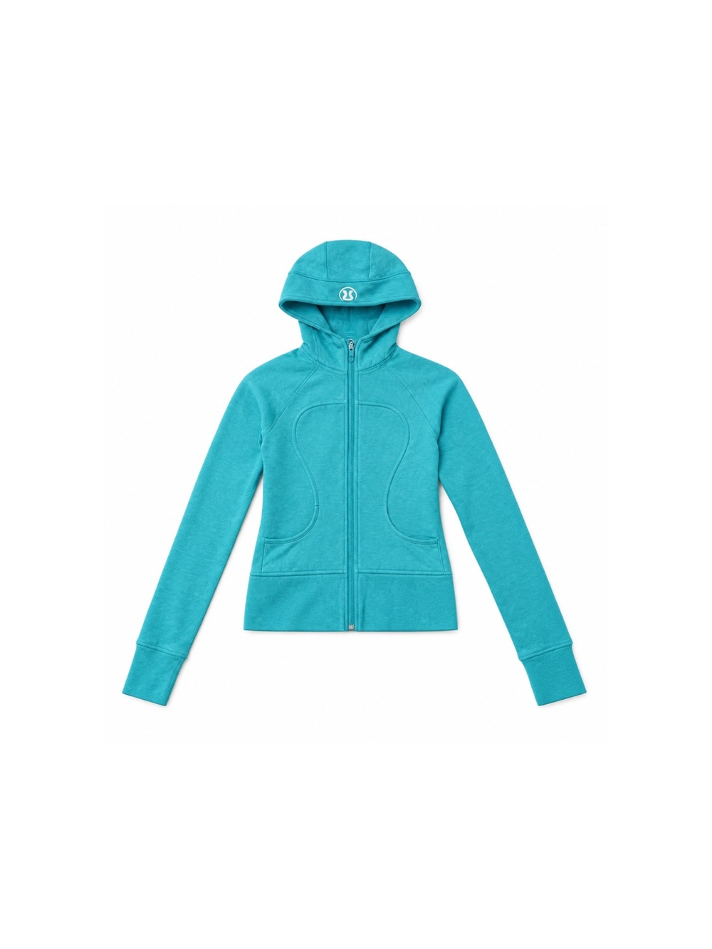 lululemon athletica Teal Zip-Up Hooded Jacket